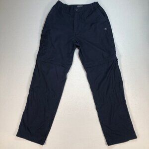 Craghoppers Pants Men's 30x30 Navy Convertible Solar‎ Shield Shorts Hiking